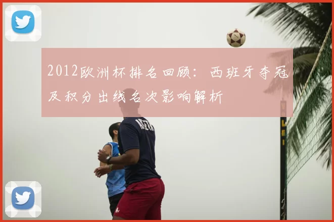 2012欧洲杯排名回顾：西班牙夺冠及积分出线名次影响解析