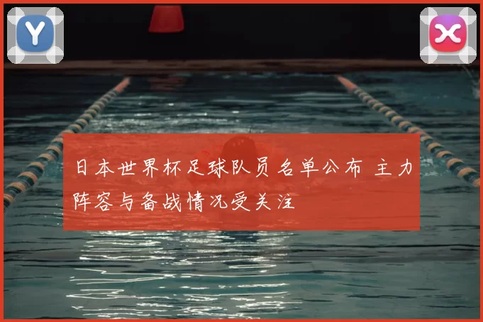 日本世界杯足球队员名单公布 主力阵容与备战情况受关注